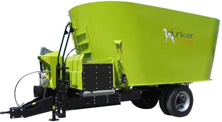 JF STORTI DUNKER T2 21m³ Vagão Misturador Vertical JF Máquinas