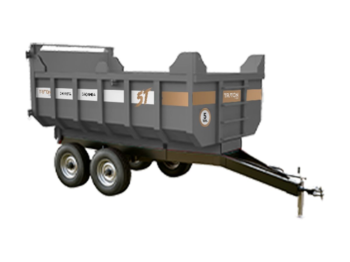 Carreta Caçamba 5 Ton Triton