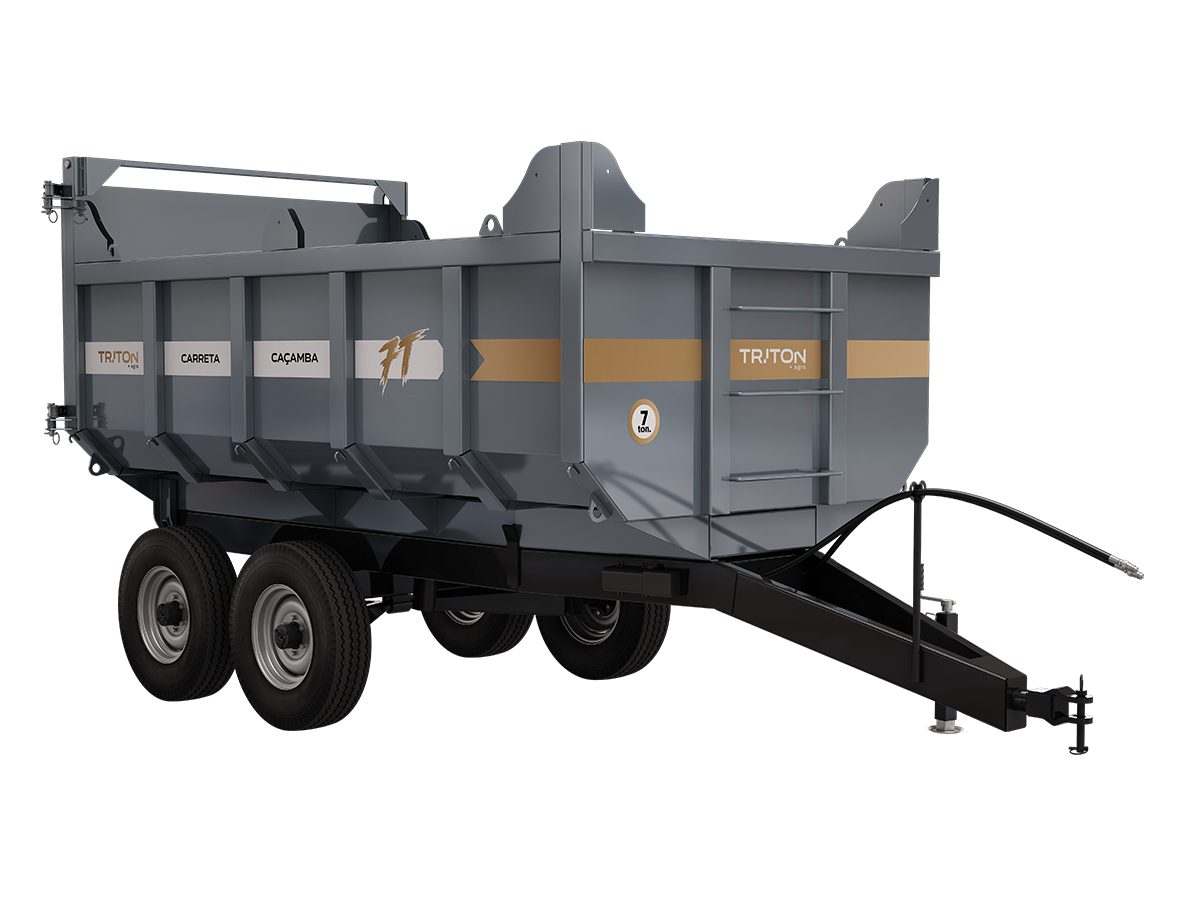 Carreta Caçamba 7 Ton Triton