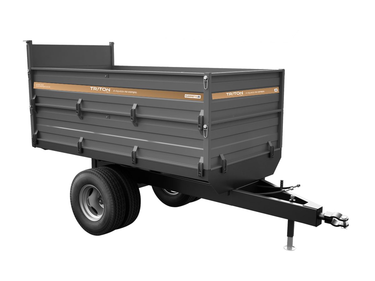 Carreta Metálica 4 Ton Cafeeira Triton