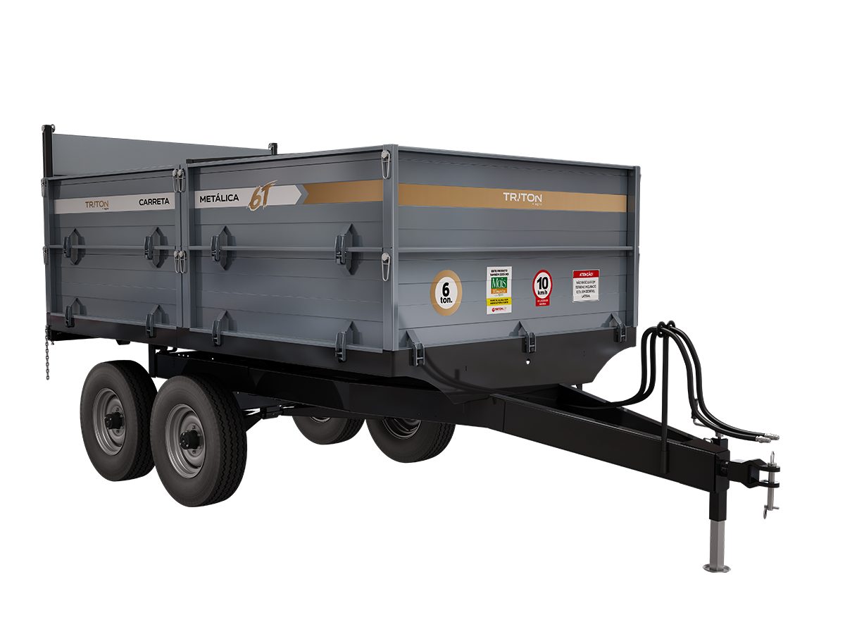 Carreta Metálica 6 Ton Triton